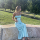 Simple Spaghetti Straps Prom Dress,Wedding Guest Outfit  Y7364