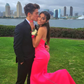 Elegant Hot Pink Mermaid Prom Dress,Chic Evening Dress  Y5415