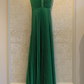 A-line V Neck Yellow Prom Dress Winter Graduation Dress Y4182