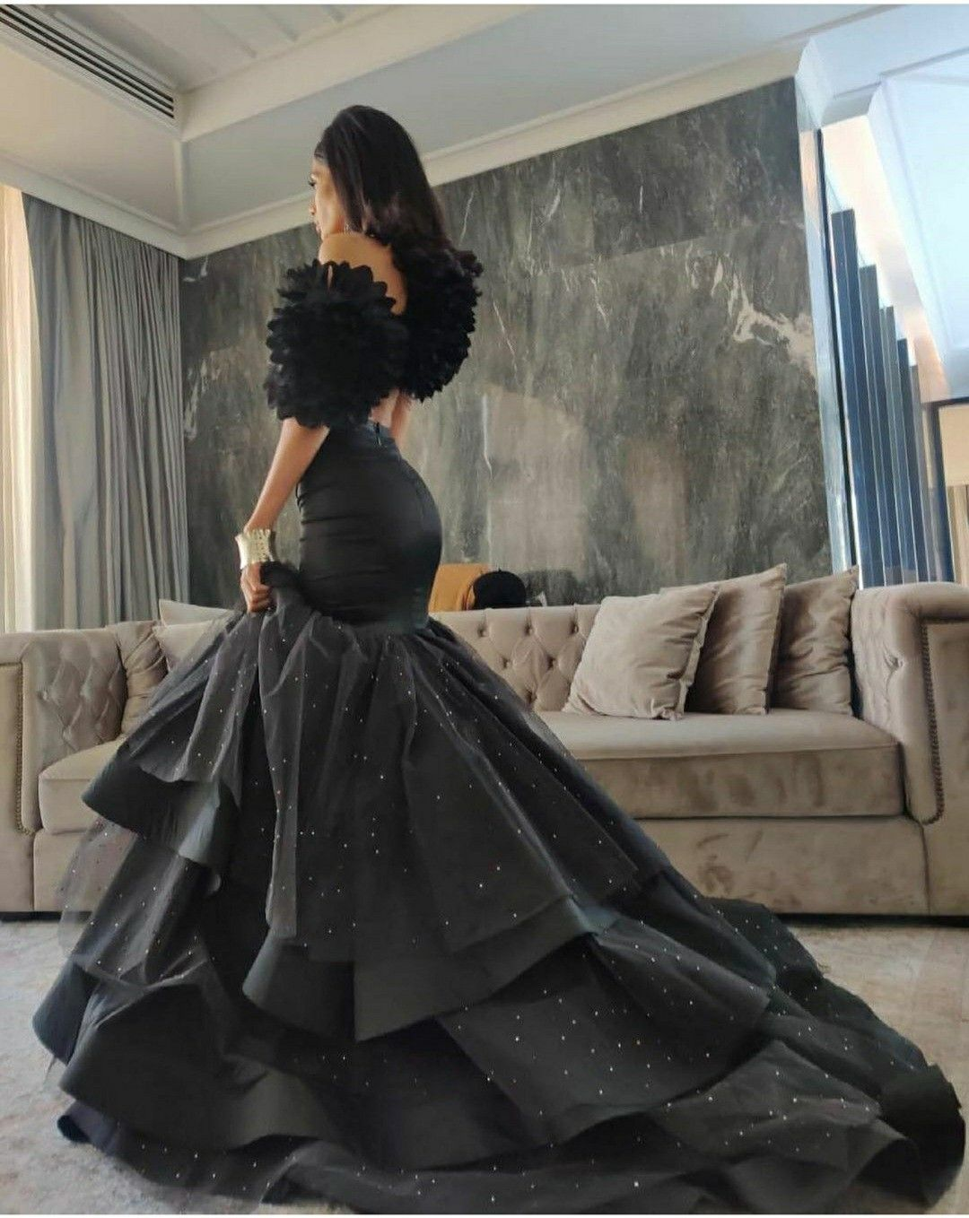Off Shoulder Long Evening Dress Luxury Sequin Elegant Mermaid Prom Gowns Formal Gowns For Women Y4807