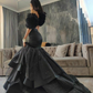 Off Shoulder Long Evening Dress Luxury Sequin Elegant Mermaid Prom Gowns Formal Gowns For Women Y4807