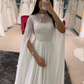 Generous White A-line Prom Dress,White Prom Gown Y6726
