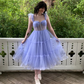 Lavender A-line Tulle Prom Dress,Birthday Party Dress Y6286