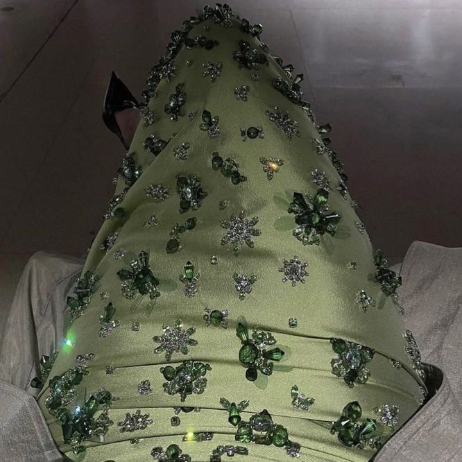 Gorgeous Mint Green Spaghetti Straps Satin Beaded Long Evening Dress Prom Gown SP837