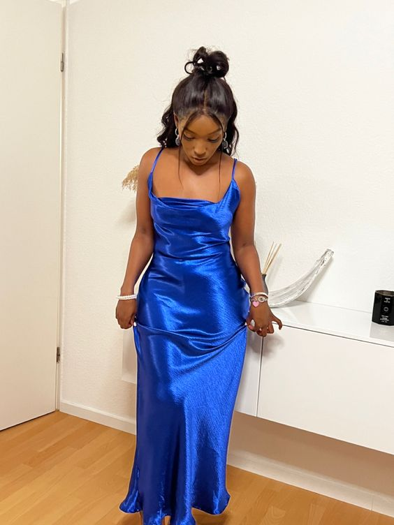 Royal Blue Spaghetti Straps Prom Dress,Royal Blue 22th Birthday Party Simplepromdress Royal Blue Spaghetti Straps Prom Dress,Royal Blue 22th Birthday Party Simplepromdress