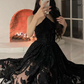 Charming Black Evening Dress,Black Birthday Party Dress Y6393
