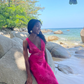 Chic Deep V Neck Sheath Prom Dress,Summer Beach Dress  Y4606