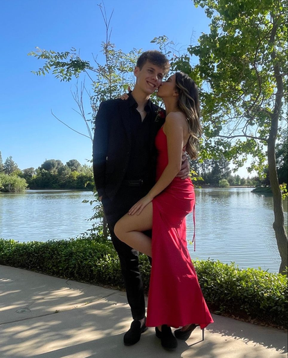 Classic Sheath/Column Long Evening Dress with Split  Y4289