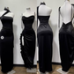 Black Sexy Sheath Prom Dress Evening Dress Y8270