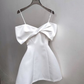 A-line White Homecoming Dress,White Birthday Party Dress  Y5970