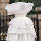 White Short Party Dress Homecoming Dress Y1997