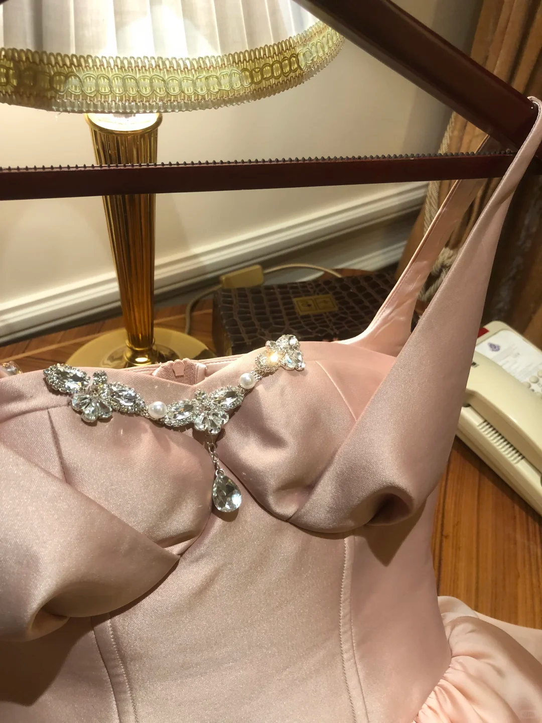 Elegant Spaghetti Straps Pink Satin Tulle Layered A Line Short 8th Grade Homecoming Dress Cocktail Dress SP2368