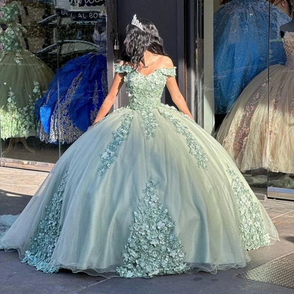Bow Back Quinceanera Dresses Off Shoulder Ball Gown For 15th Birthday – Simplepromdress Bow Back Quinceanera Dresses Off Shoulder Ball Gown For 15th Birthday – Simplepromdress