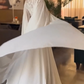 Generous White A-line Prom Dress,White Prom Gown Y6726