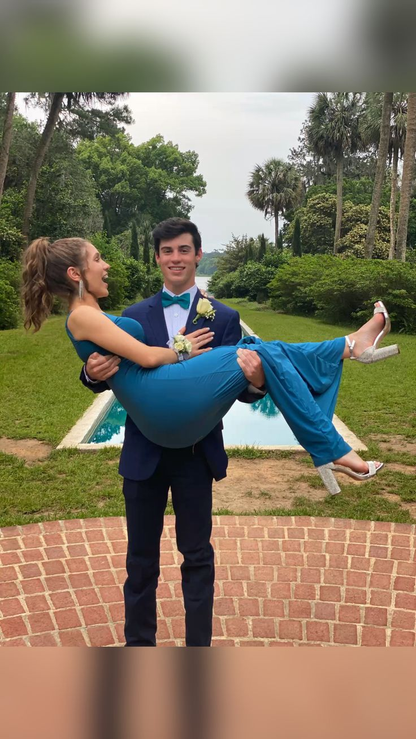 Classy One Shoulder Pure Color Prom Dress Fashion Prom Gown Y5398