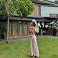 Classy Spaghetti Straps Pink Backless Evening Dress Long Prom Dress Y8293