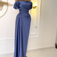 Classy Off The Shoulder Sheath Evening Dress,Reception Dress Y7324