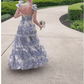 A Line Maxi Dress with Spaghetti Straps, Corset Prom Dress,Graduation Dress  Y2873
