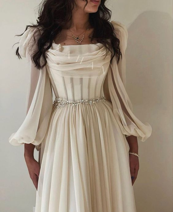 arabic style evening dress Arabic Style Women Evening Dress, Prom Dress With Sleeve
