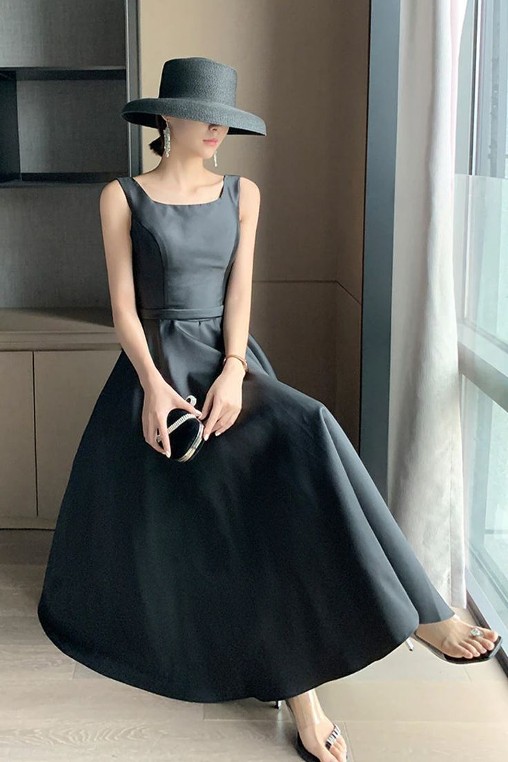 Elegant Black Prom Birthday Ball Gown Backless Big Bow-tie Evening Gue Simplepromdress Elegant Black Prom Birthday Ball Gown Backless Big Bow-tie Evening Gue Simplepromdress