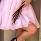 Fairy Mesh Tulle Dress for Women Puff Sleeve Mini Princess Dress Square Neck Homecoming Dress,Y2425