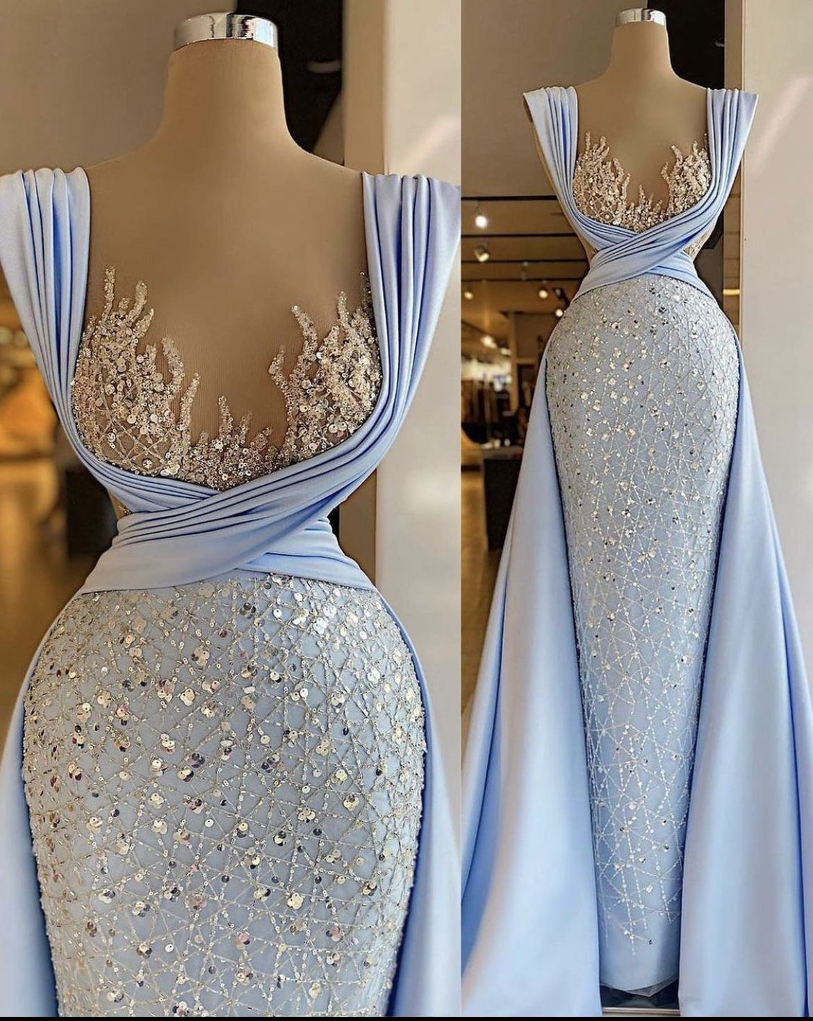 Luxury Ball Gown Sequin Evening Dresses 2022 Women Formal Party Night Off  The Shoulder Robe De Soiree Elegant Long Prom Gowns - Evening Dresses -  AliExpress