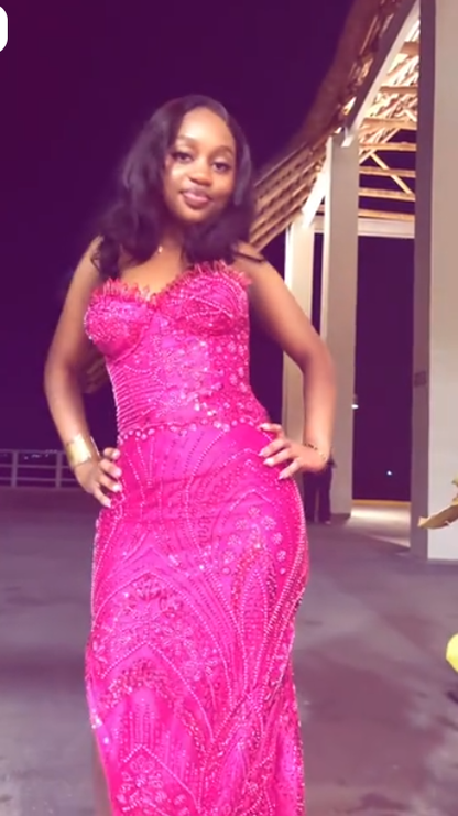 Gorgeous Strapless Hot Pink Satin Sequin Beaded Slit Mermaid Long Party Dress Prom Gown SP2526
