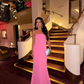Pink Women Prom Dresses Long Evening Gowns Formal Party Wear Y6920