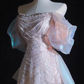 Pink A-Line Off-Shoulder Tulle Sequins Beaded Long Prom Dress,Formal Evening Dress Y8050