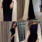 Elegant Black Floor Length Prom Dress,Formal Gown Y4645