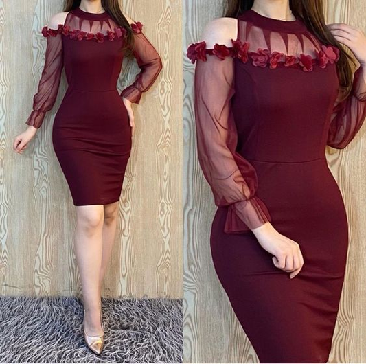 Chic Bodycon Dress,Sexy Homecoming Dress Y6048