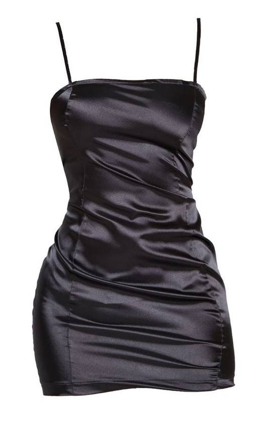 Sexy Black Bodycon Dress,Short Homecoming Dress Y2034