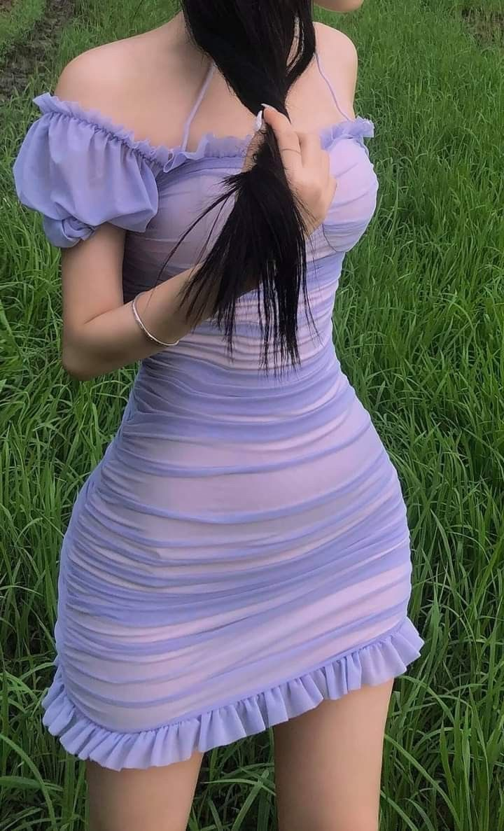 Classy Lavender Chiffon Off The Shoulder Sheath Cocktail Dress Short Homecoming Dress SP138