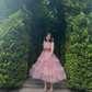 Pink A-line Tulle Prom Dress,Pink Princess Dress Y5648