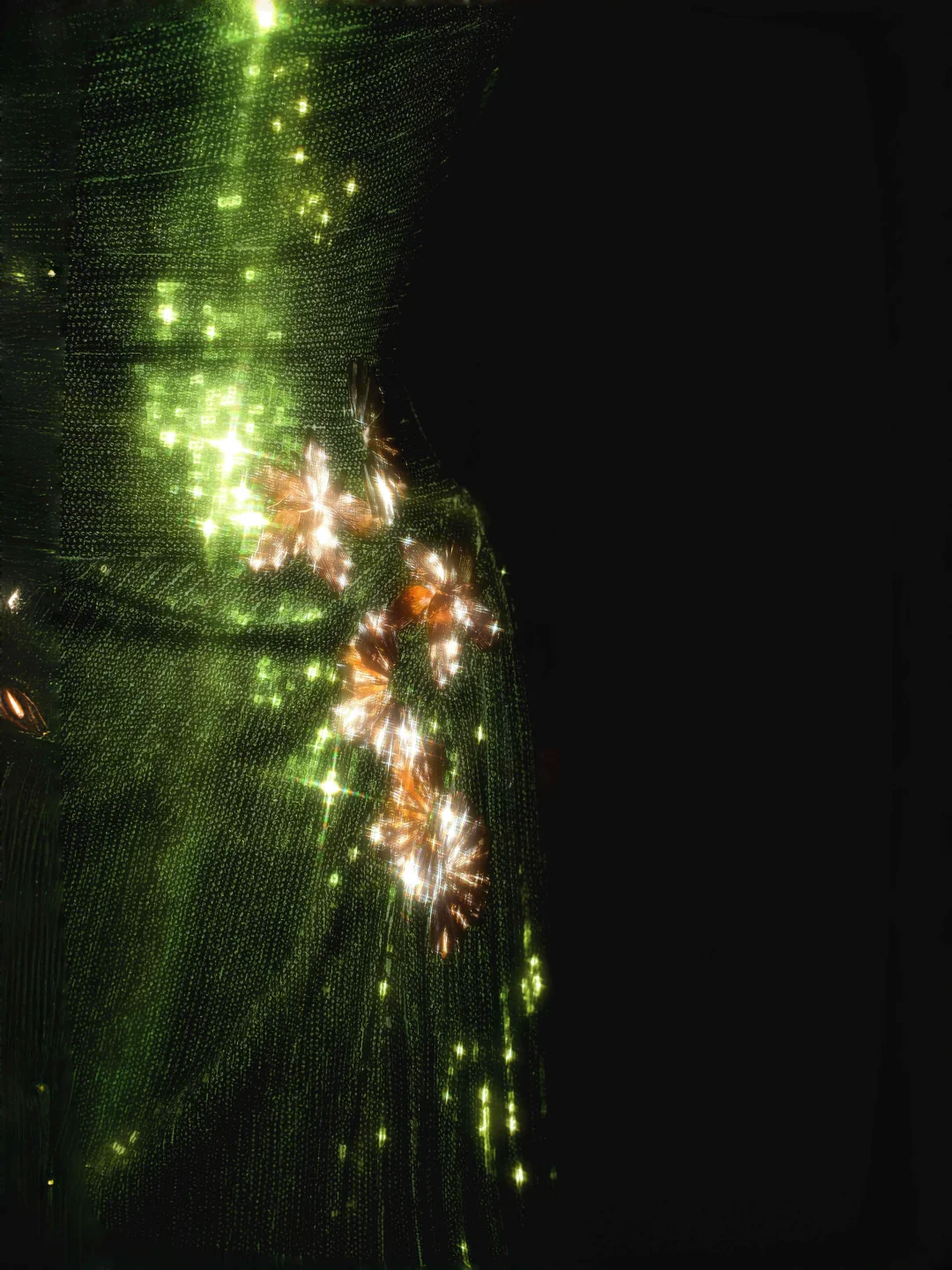 Unique Strapless Green Sequin Prom Dress,Long Mermaid Evening Dress Y8659