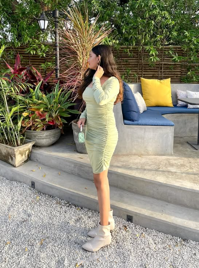 Cute Sage Green Short Homecoming Dress with Long Sleeves,Sexy Party Dr Simplepromdress Cute Sage Green Short Homecoming Dress with Long Sleeves,Sexy Party Dr Simplepromdress