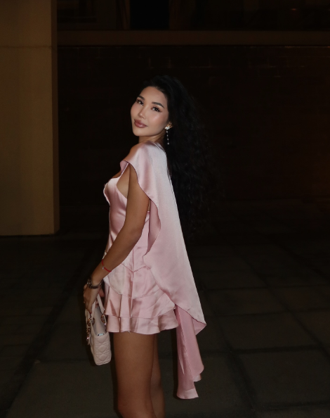 Elegant Pink Satin Layered Short Homecoming Dress Birthday Outfits SP3979