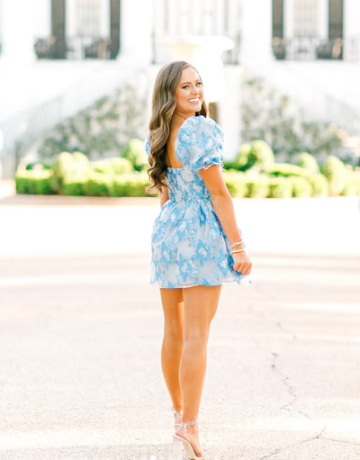 Retro Style Floral A-line Short Homecoming Dress,Summer Outfit Dress Y Simplepromdress Retro Style Floral A-line Short Homecoming Dress,Summer Outfit Dress Y Simplepromdress