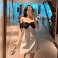 Sexy Cocktail Dresses ,Chic Short Homecoming Dress With Bowknot Y1894
