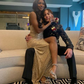 Amazing Mermaid V Neck Backless Sequin Long Prom Dresses Y6671