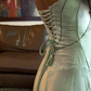 Lavender Satin Print Floral Long Party Gown,Spaghetti Straps Prom Evening Dress Y8100
