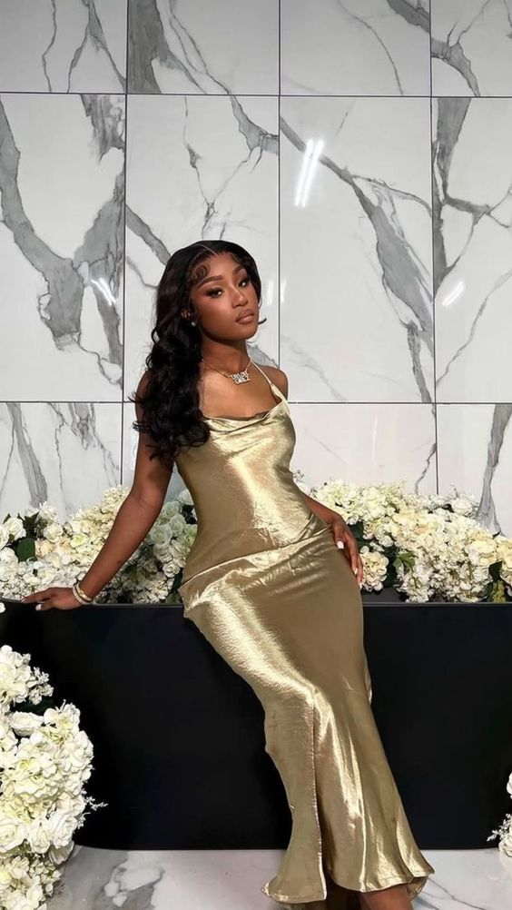 Black girl gold backless evening dresses, prom dresses Y4128 Simplepromdress Black girl gold backless evening dresses, prom dresses Y4128 Simplepromdress