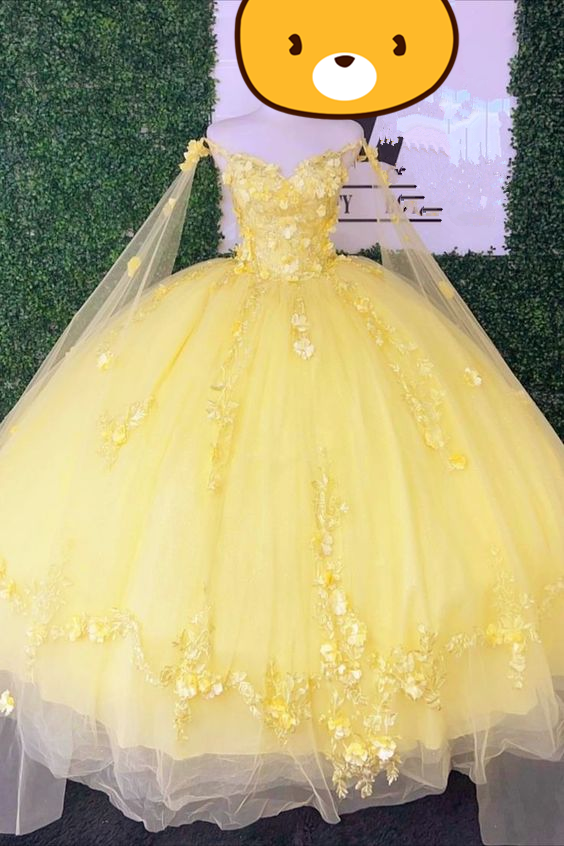 Glitter Yellow Quinceanera Dresses Spaghetti Strap With Wrap Sweet 15 Simplepromdress Glitter Yellow Quinceanera Dresses Spaghetti Strap With Wrap Sweet 15 Simplepromdress