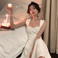 Midi Prom Dress Women Elegant Summer New Fashion Evening Party Ladies Slim Vestidos Vintage Y4718