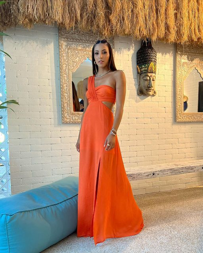 Sexy Orange One Shoulder Prom Dress,Orange Formal Dress,Beach Dress Y6 Simplepromdress Sexy Orange One Shoulder Prom Dress,Orange Formal Dress,Beach Dress Y6 Simplepromdress