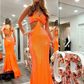 Sparkly Sweetheart Mermaid Sequins Prom Dresses Y4703