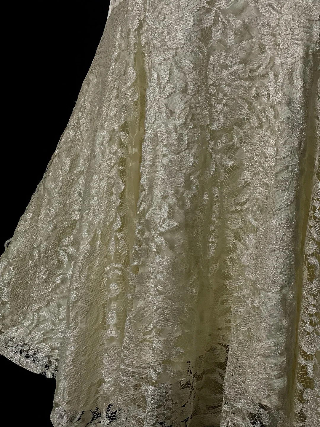 Vintage V Neck Spaghetti Strap Satin Lace Mermaid Party Dress Ivory Long Birthday Prom Dress SP4046