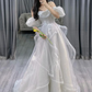 Glamorous Off The Shoulder Prom Dress,Dreamy Princess Dress Y7179
