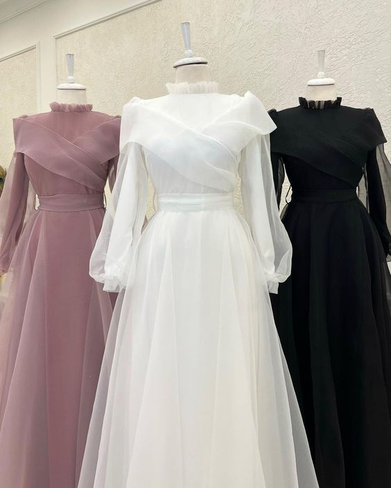 Modest A-line Long Sleeves Prom Dress,Muslim Prom Gown Y6733 – Simplepromdress Modest A-line Long Sleeves Prom Dress,Muslim Prom Gown Y6733 – Simplepromdress