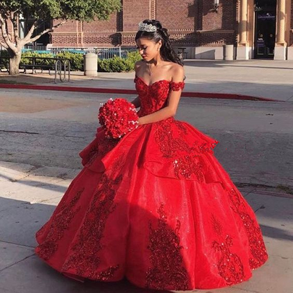 Red dress sales sweet 16